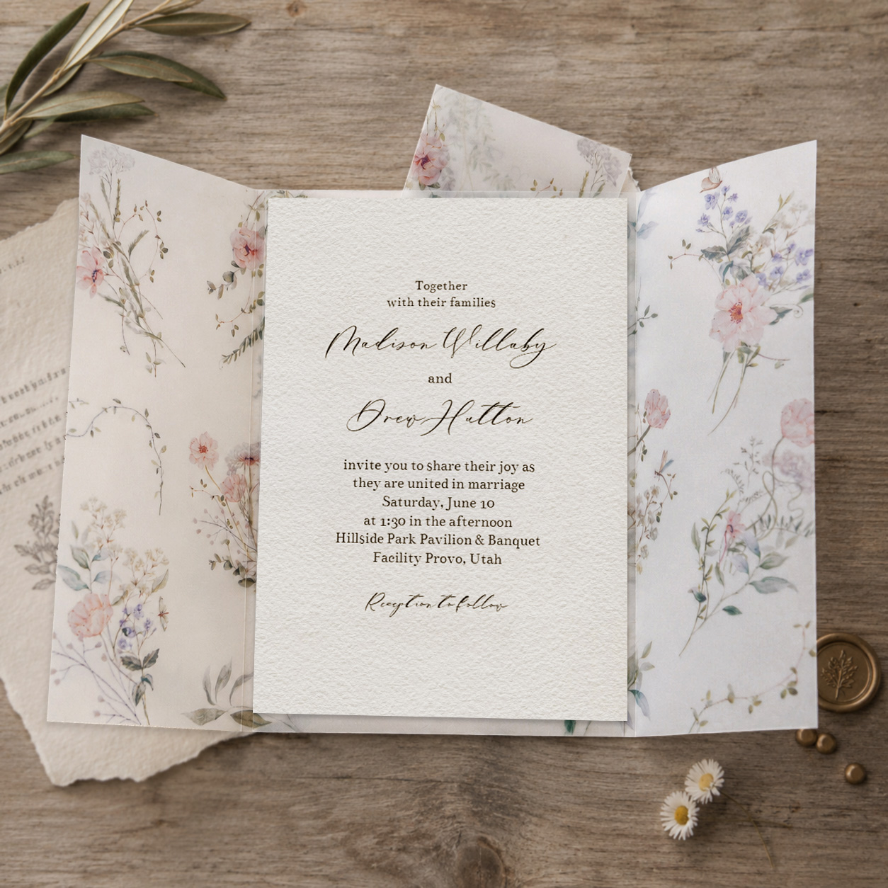 20/50pcs Vellum Wrap with Wate - Wedding Envelopes 리뷰 및 가격