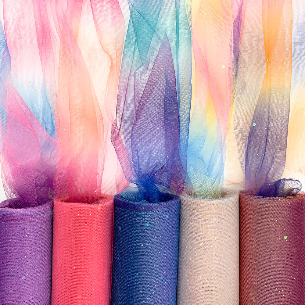 10Yards Rainbow Glitter Tulle  - Table Runner Sequin 리뷰 및 가격