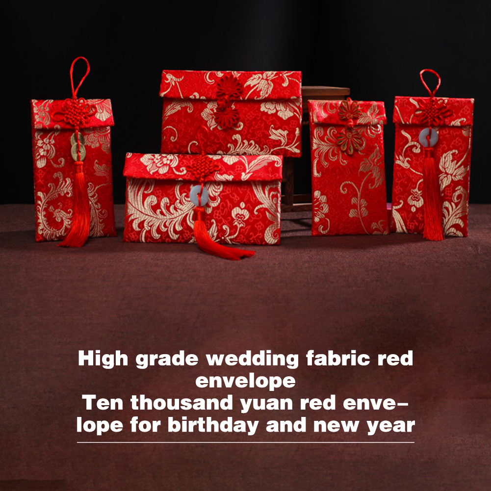 Chinese Style Brocade Red Enve - Wedding Envelopes 리뷰 및 가격
