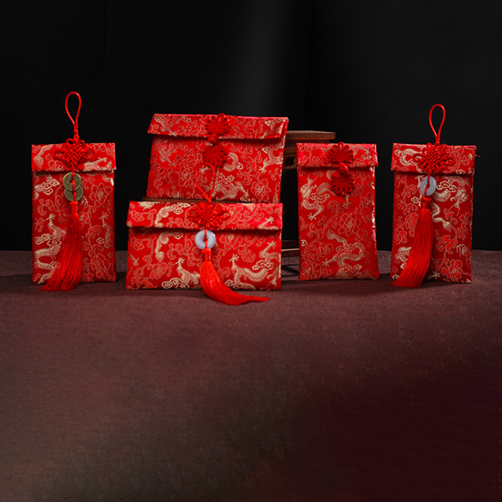 Chinese Style Brocade Red Enve - Wedding Envelopes 리뷰 및 가격