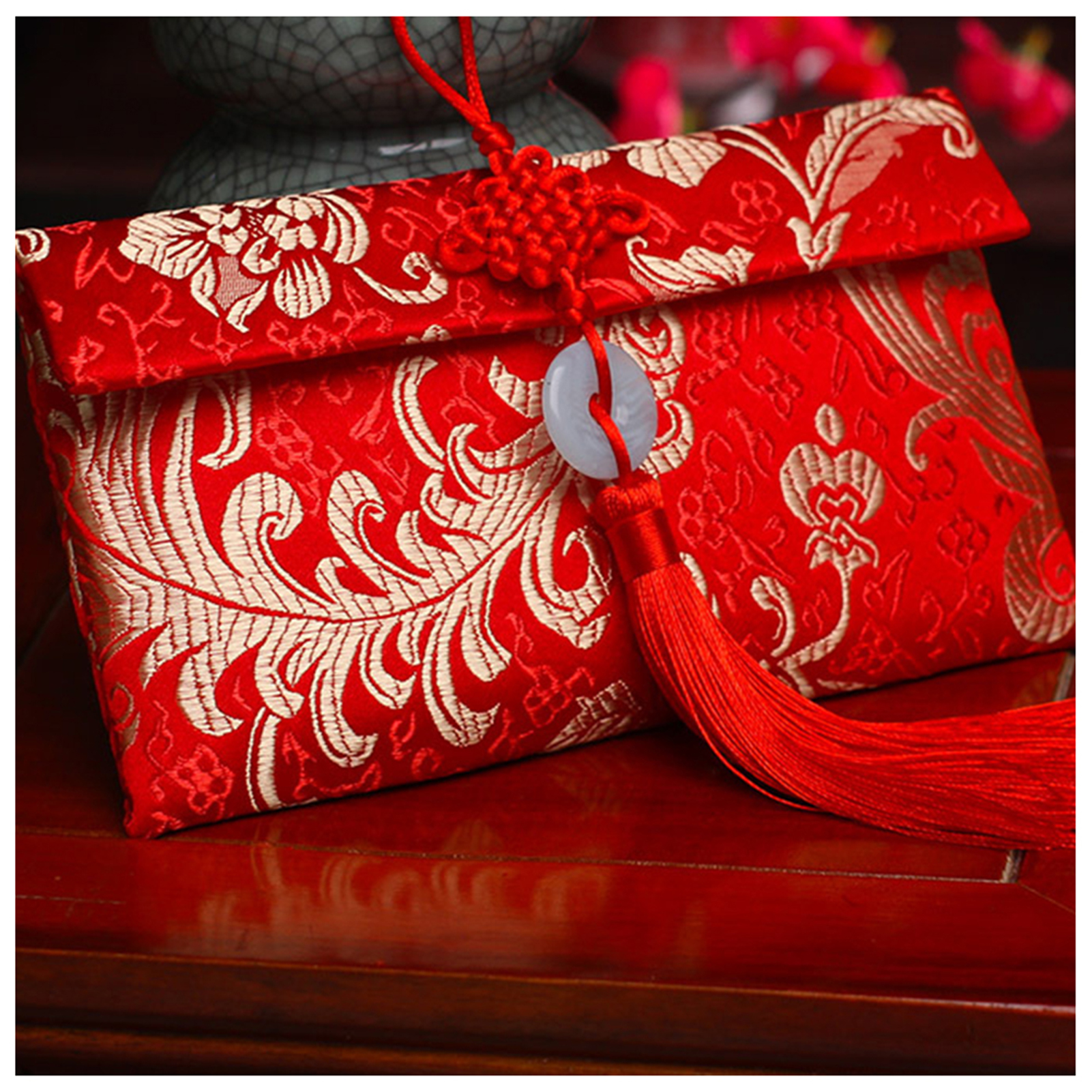 Chinese Style Brocade Red Enve - Wedding Envelopes 리뷰 및 가격
