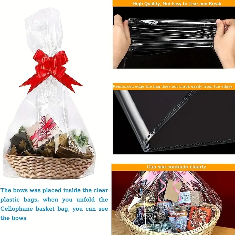 20/50 piece large clear cellop - Wedding Hampers 리뷰 및 가격