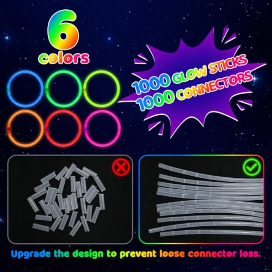 Mega-L Glow Sticks Party Suppl - Wedding Supply Co 리뷰 및 가격
