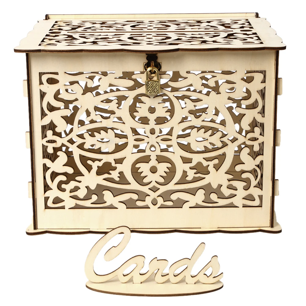 Wooden Wedding Card Box Weddin - Wedding Supply.Box 리뷰 및 가격