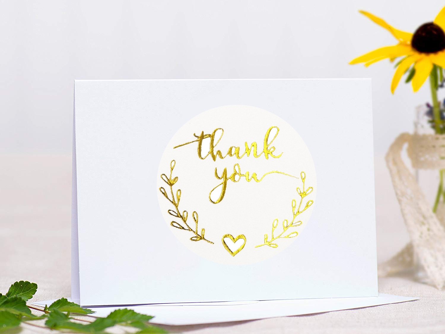 100-500pcs Gold Thank You Stic - Wedding Supply Business 리뷰 및 가격