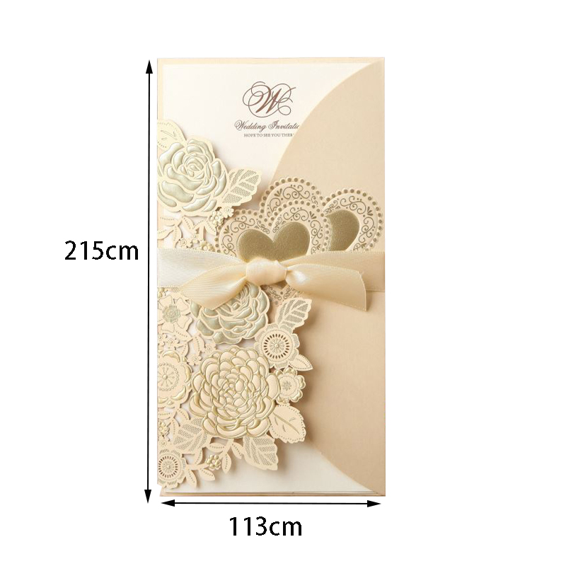 5/10Pcs Laser Cut Wedding Invi - Wedding Supply Business 리뷰 및 가격
