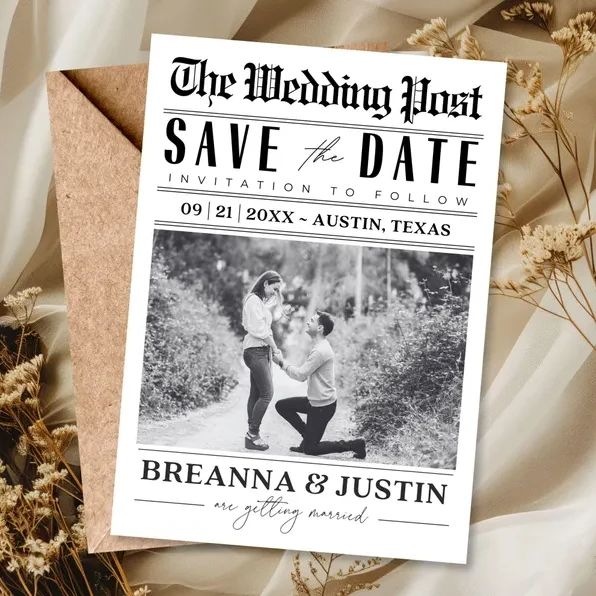 Custom Save The Date Photo New - Wedding Supply Business 리뷰 및 가격