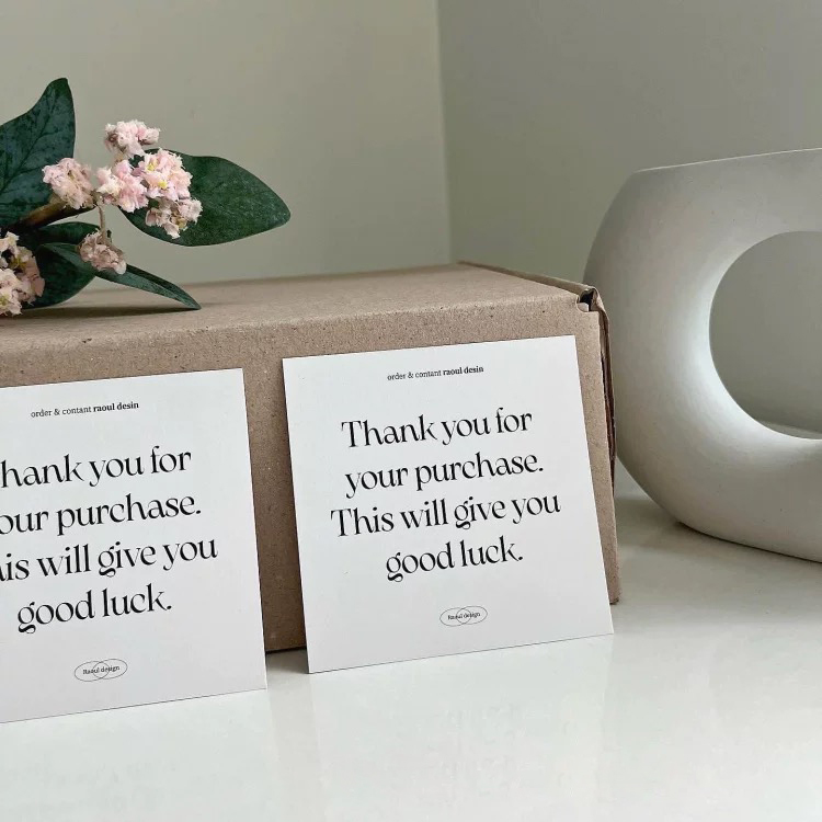 Custom Thank You Card For Smal - Wedding Supply Business 리뷰 및 가격