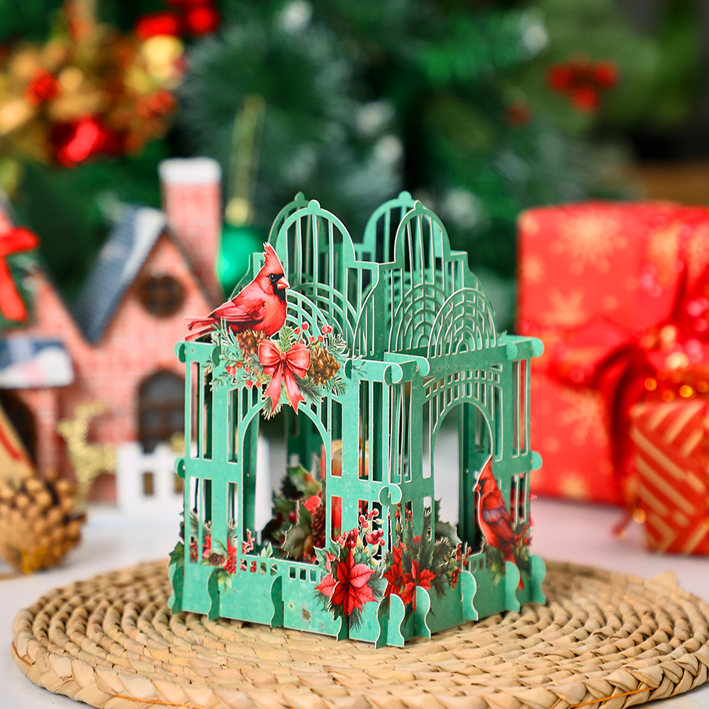 Christmas Poinsettia 3D Box Ca - Wedding Supply Business 리뷰 및 가격