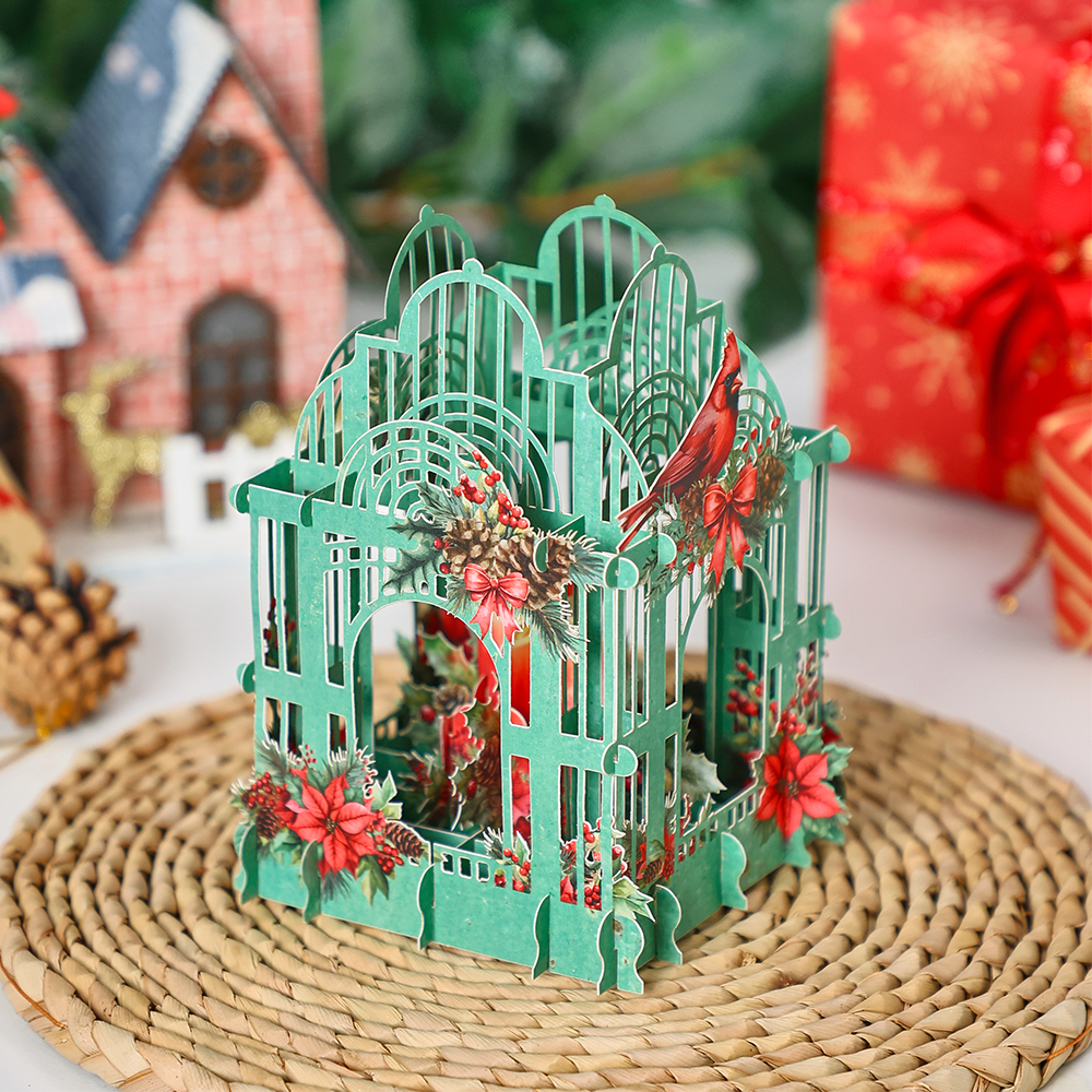 Christmas Poinsettia 3D Box Ca - Wedding Supply Business 리뷰 및 가격