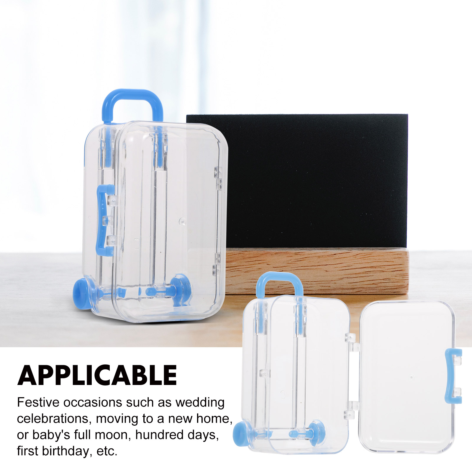 12pcs Suitcase Design Candy Bo - Wedding Supply.Box 리뷰 및 가격