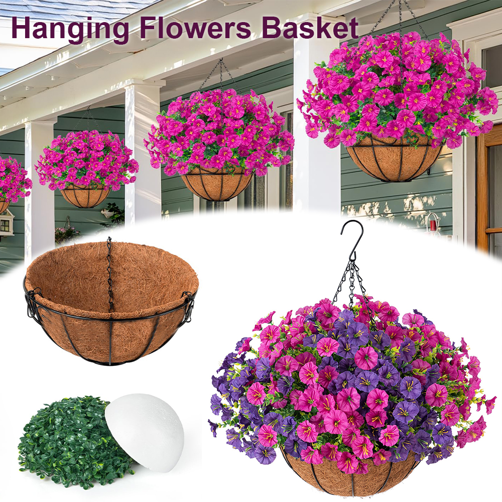 Artificial Hanging Morning Glo - Wedding Hampers 리뷰 및 가격