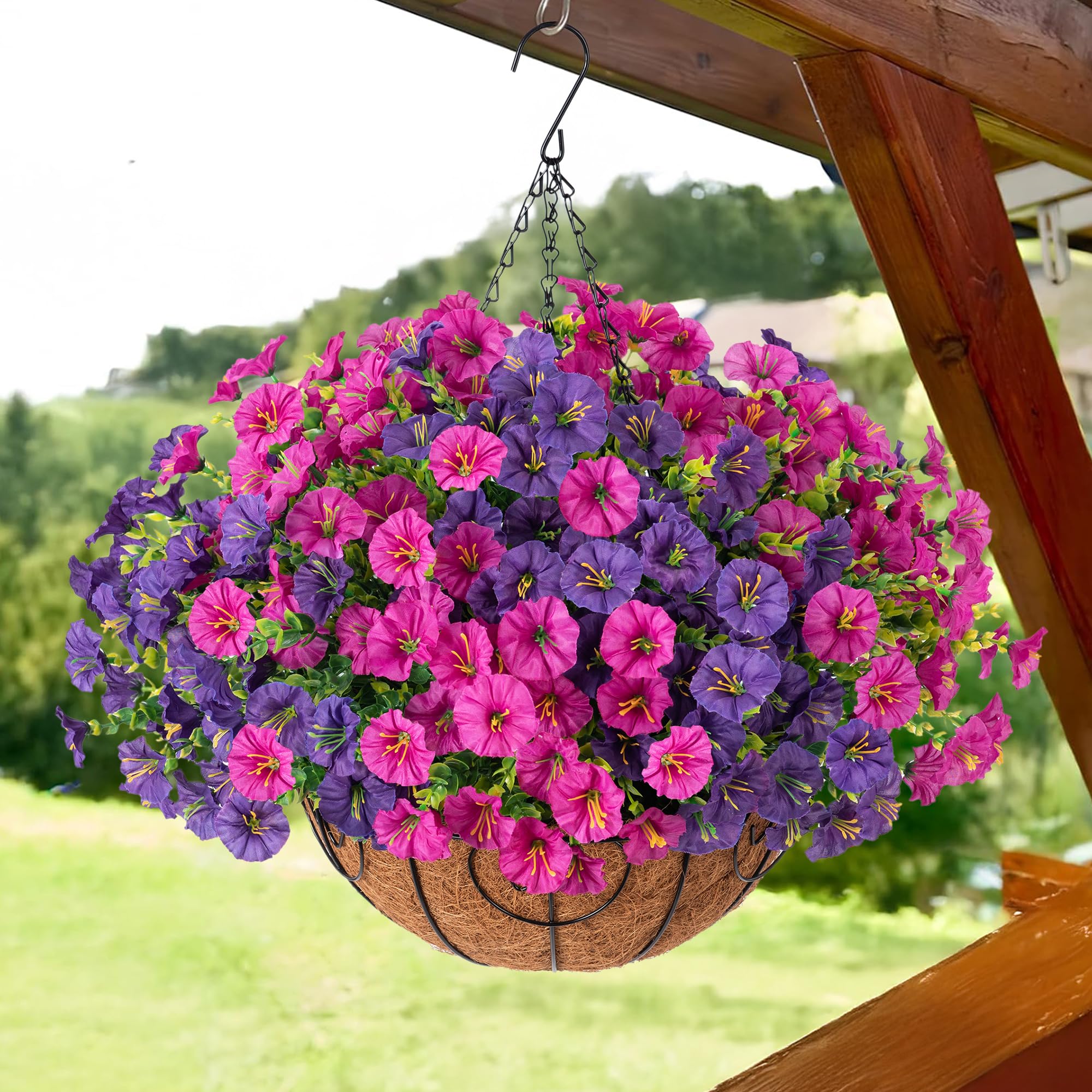 Artificial Hanging Morning Glo - Wedding Hampers 리뷰 및 가격