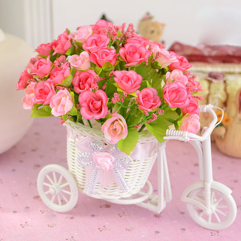 White Bicycle Decorative Flowe - Wedding Hampers 리뷰 및 가격