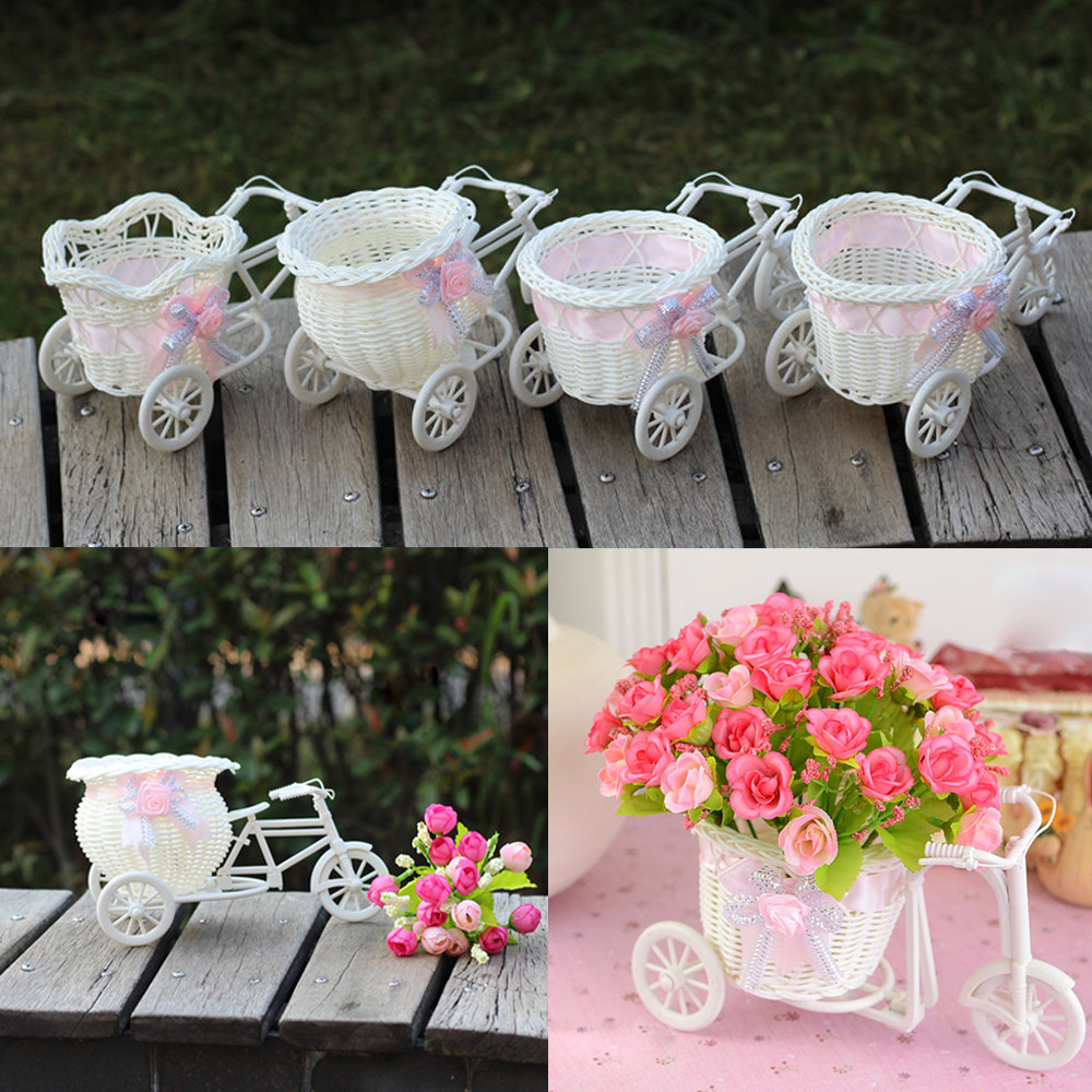 White Bicycle Decorative Flowe - Wedding Hampers 리뷰 및 가격