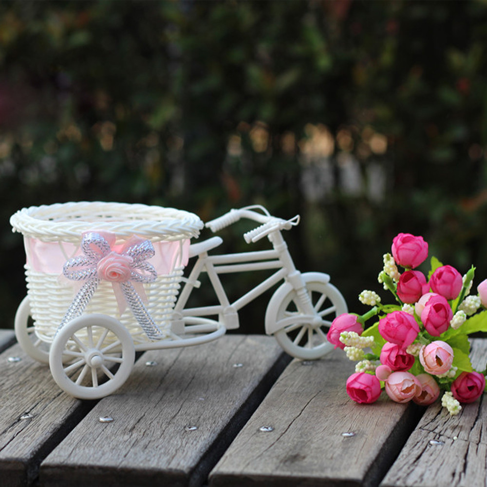 White Bicycle Decorative Flowe - Wedding Hampers 리뷰 및 가격