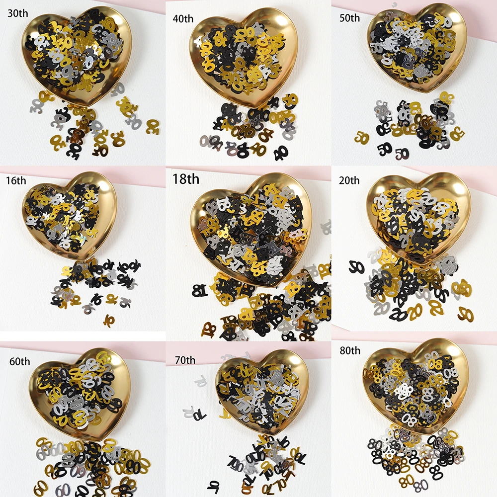 15G Mini Number 16/18/20/30/40 - Table Runner Sequin 리뷰 및 가격