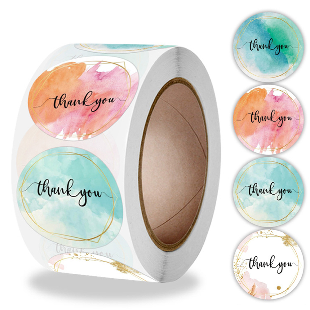 100-500 Pcs Thank You Stickers - Wedding Supply Business 리뷰 및 가격