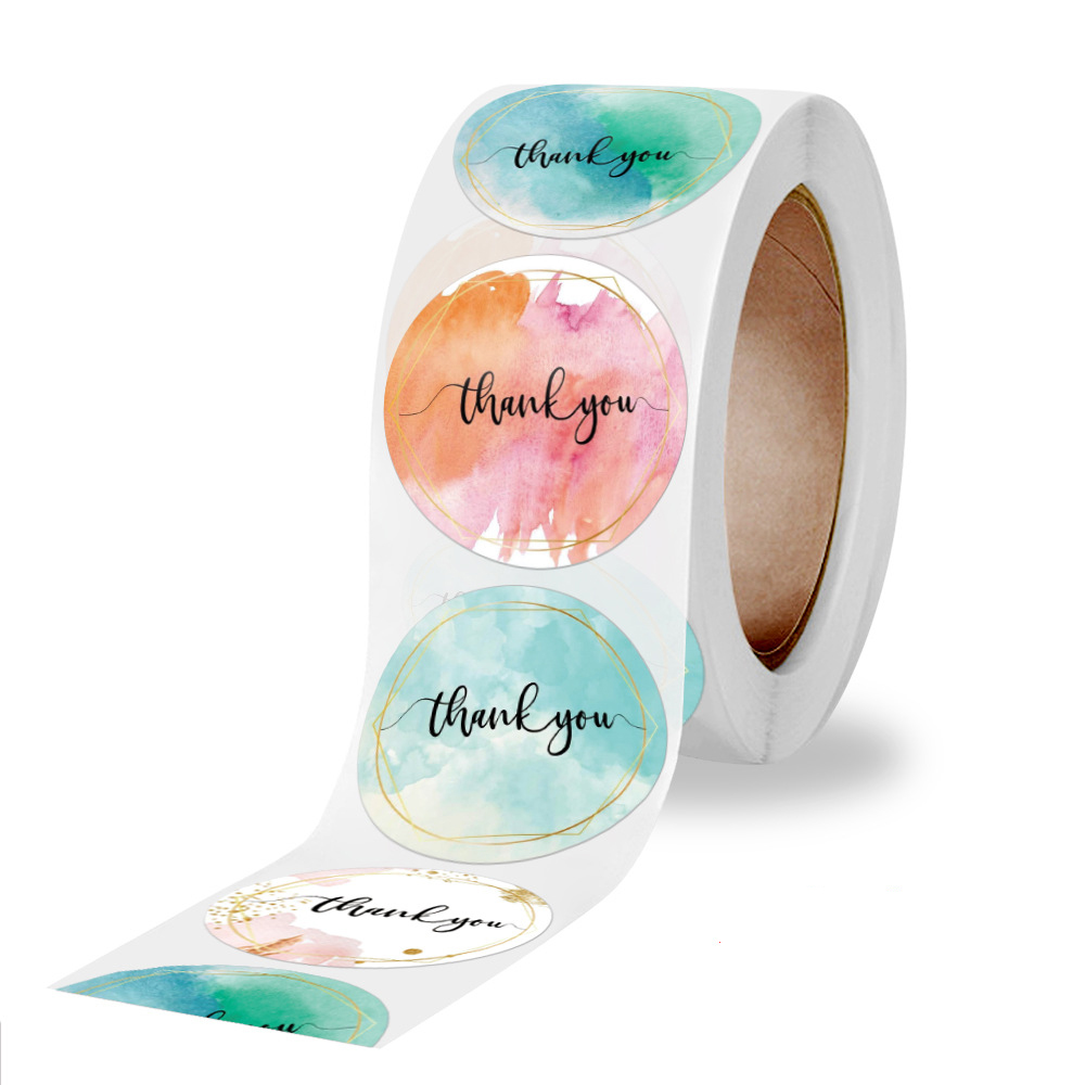 100-500 Pcs Thank You Stickers - Wedding Supply Business 리뷰 및 가격