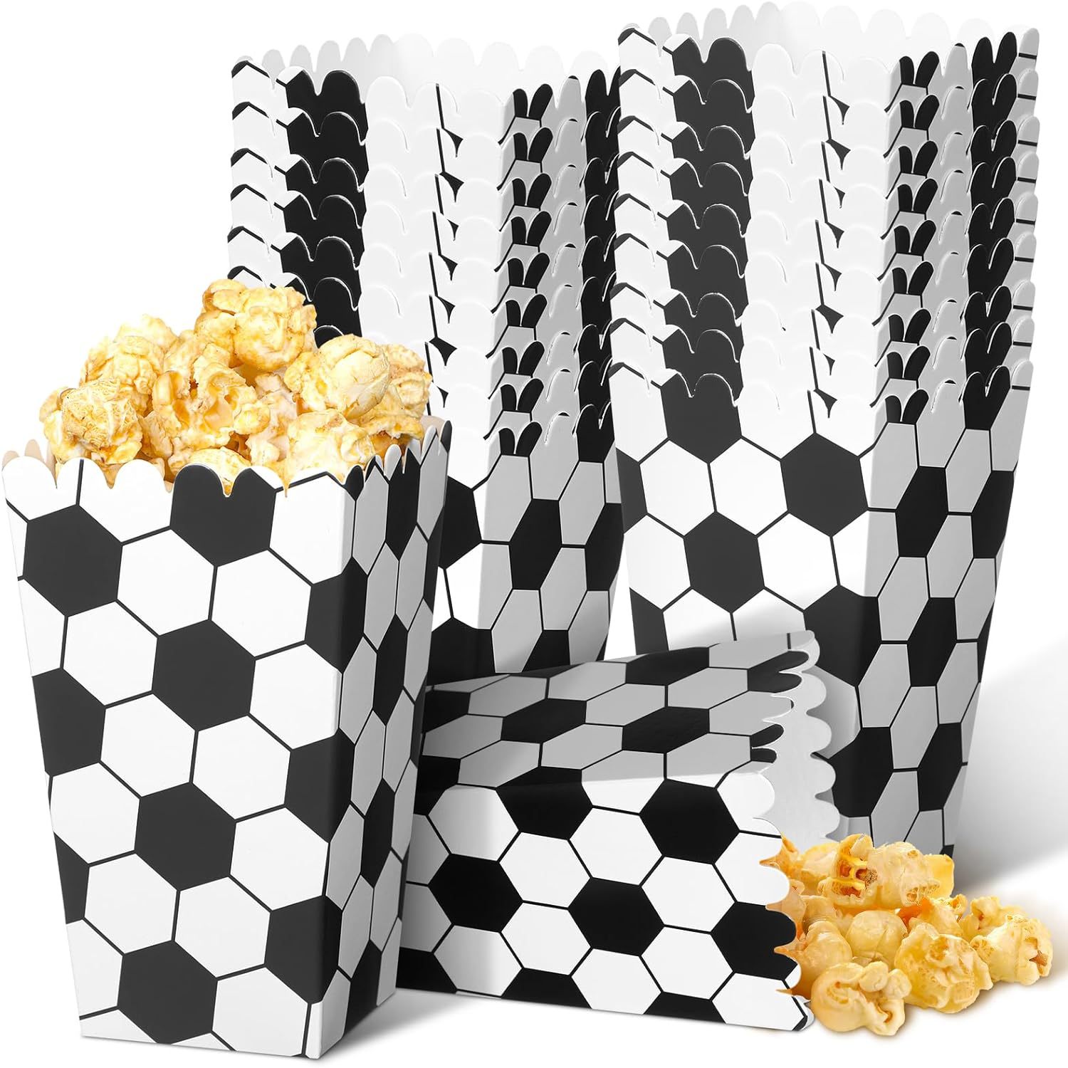6/18Pcs  Football Popcorn Boxe - Wedding Supply.Box 리뷰 및 가격
