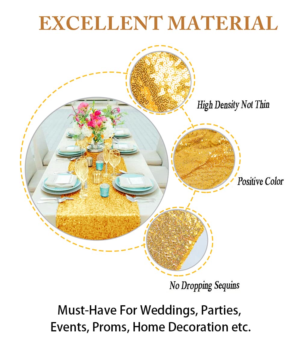 Sequin Table Runners Gold Tabl - Table Runner Sequin 리뷰 및 가격