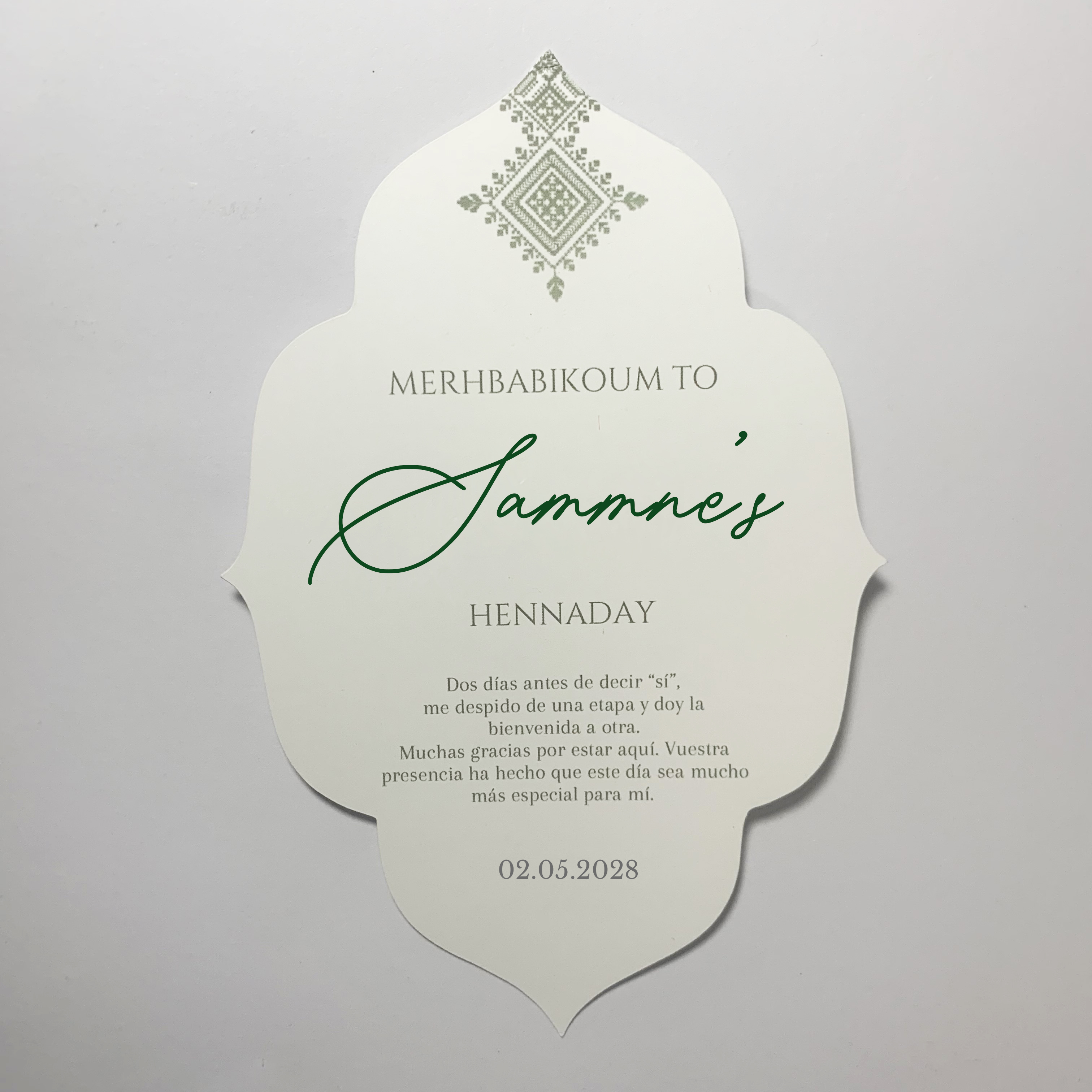 Custom Henna Day Card Night Pa - Wedding Supply Business 리뷰 및 가격
