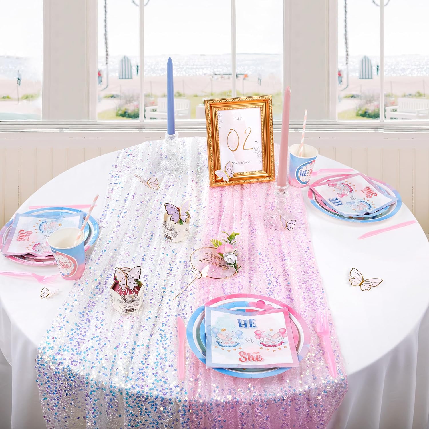 Glitter Iridescent Sequin Tabl - Table Runner Sequin 리뷰 및 가격