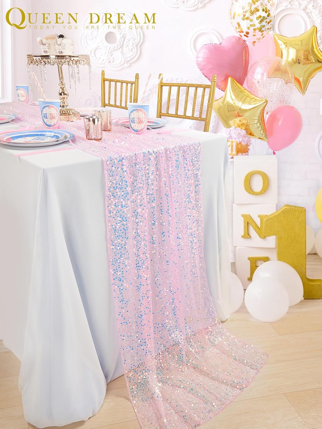Glitter Iridescent Sequin Tabl - Table Runner Sequin 리뷰 및 가격