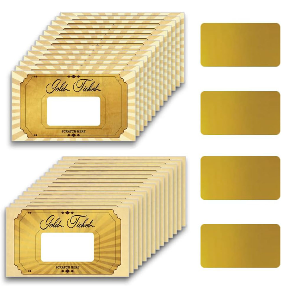 20 pcs Gold Scratch off Cards  - Wedding Supply Business 리뷰 및 가격
