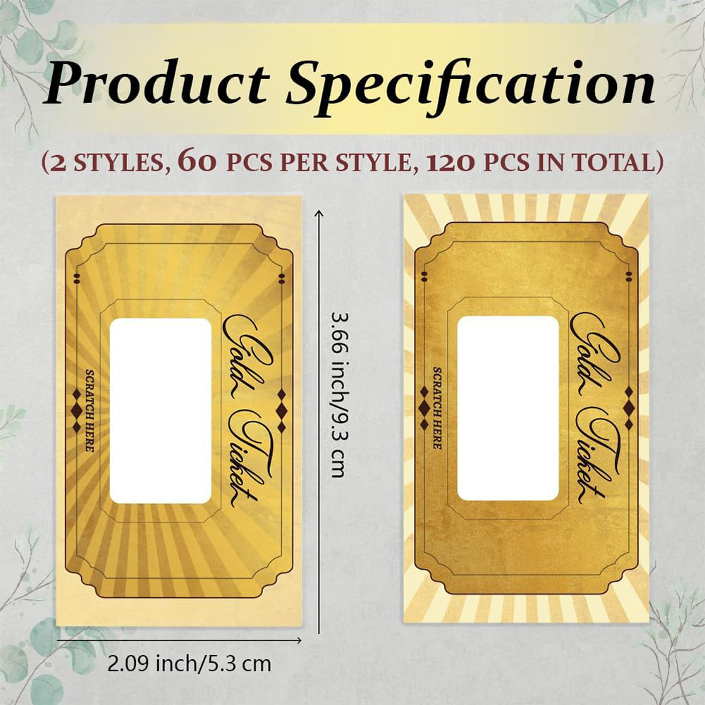 20 pcs Gold Scratch off Cards  - Wedding Supply Business 리뷰 및 가격